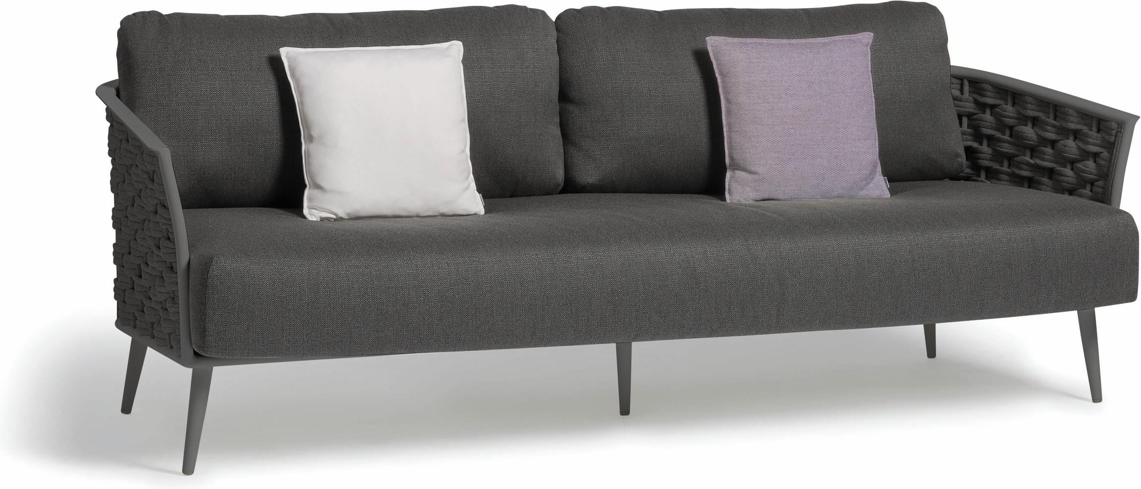 MNST582 3-х мест.ная лава веревка 45мм антрацит Manutti Cascade