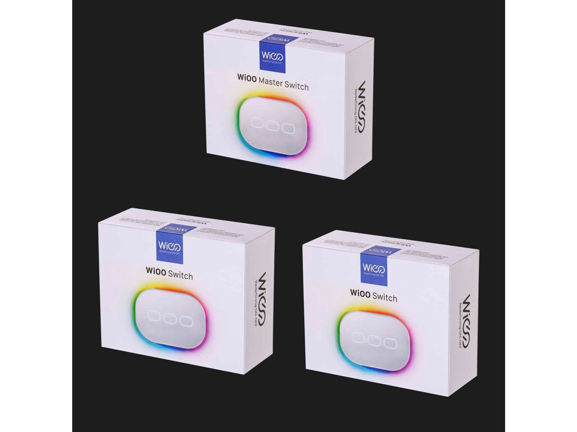 Умный переключатель стекла и ABS WiDesign WIOO MULTIPACK (3 PEZZI) ARCH-00051965