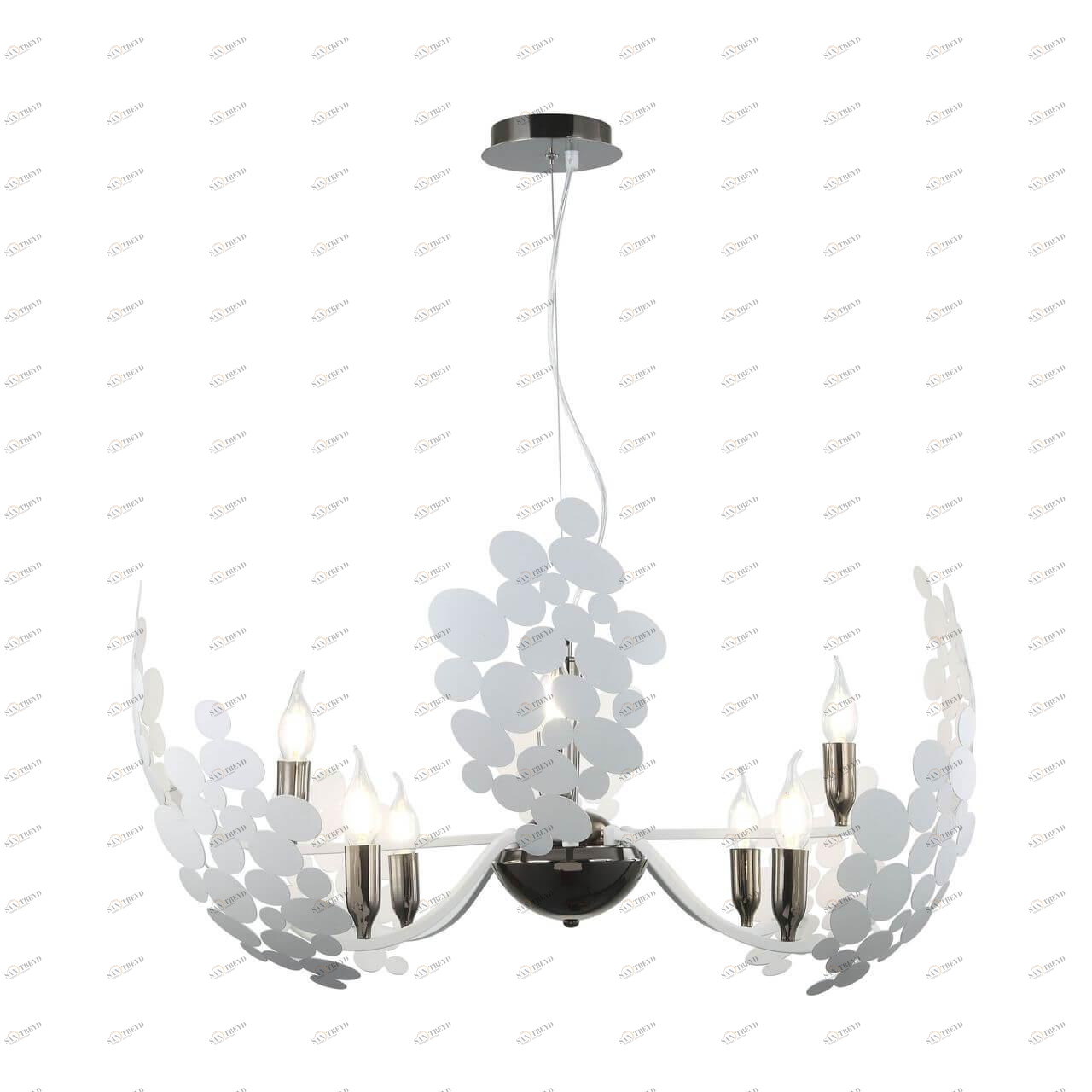 Подвесная люстра Favourite Grape 2050-8P FAVOURITE ДИЗАЙНЕРСКИЕ, GRAPE 137800 Белый 