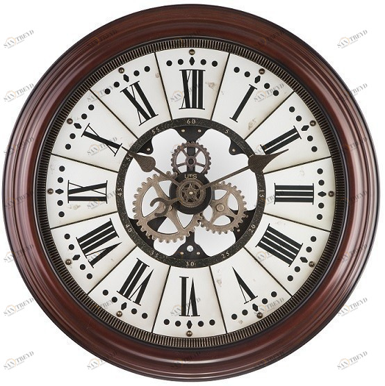 Часы настенные коричневые Tomas Stern 9028 TOMAS STERN ДИЗАЙНЕРСКИЕ 00-3872777 Коричневый 