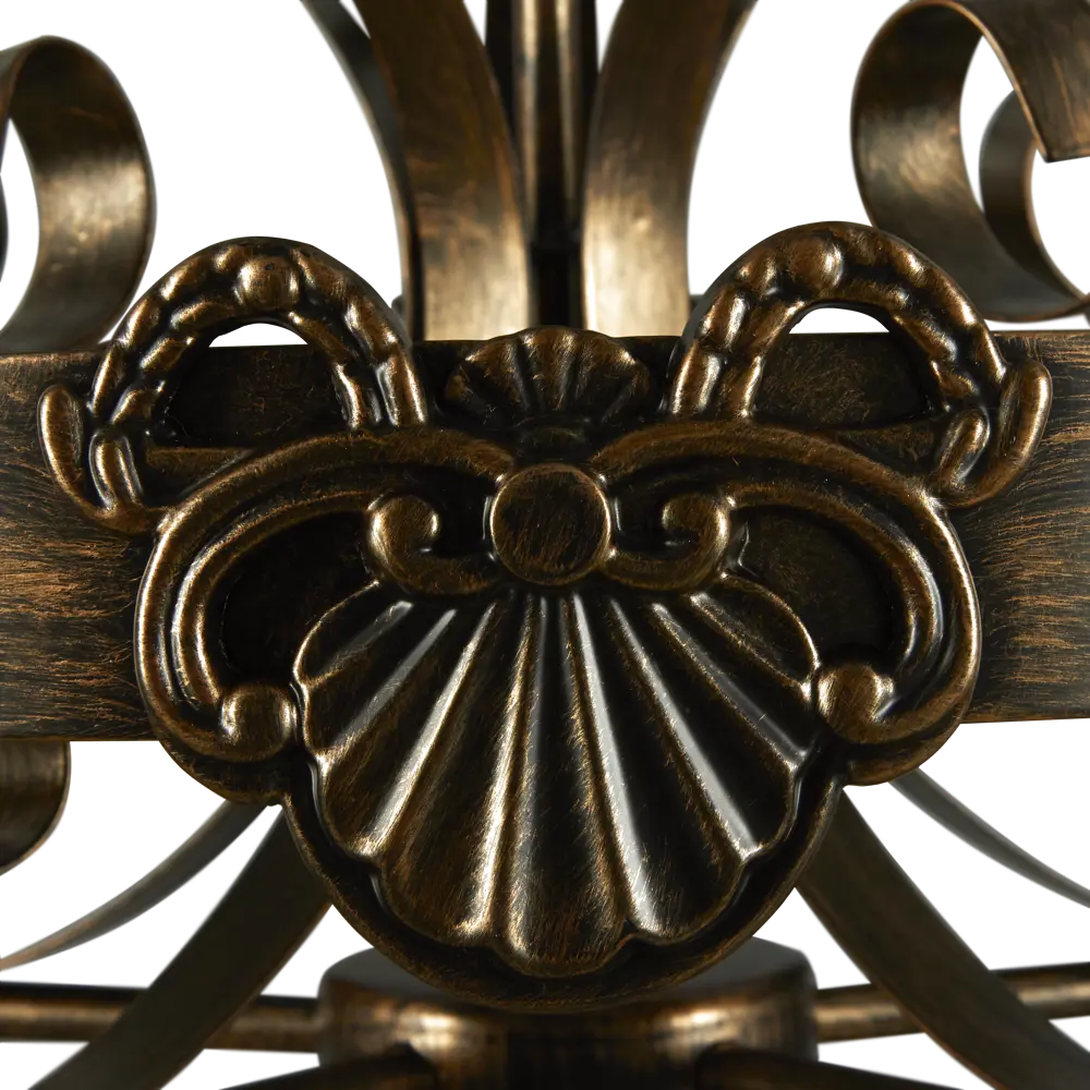 Люстра подвесная Vitaluce Kantri 5 ламп 15м² Е14 цвет черненое золото STLM-2145705 - Вид №8