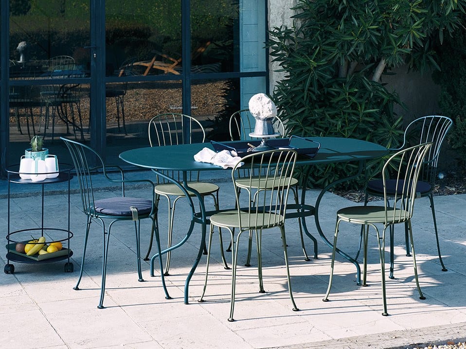 Стальной штабелируемый садовый стул Fermob Opéra+ ARCH-00151377 - Вид №3