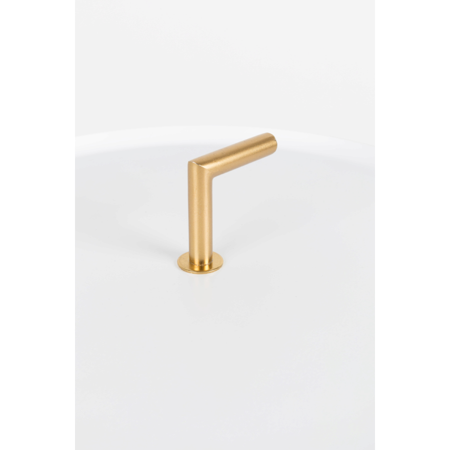 Столик Rumbi белый White Label Living 2300110 - Вид №3