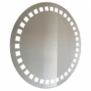 Зеркало в ванную круглое с подсветкой "Крисп" GRAUM ДИЗАЙНЕРСКИЕ 304056 Зеркальный