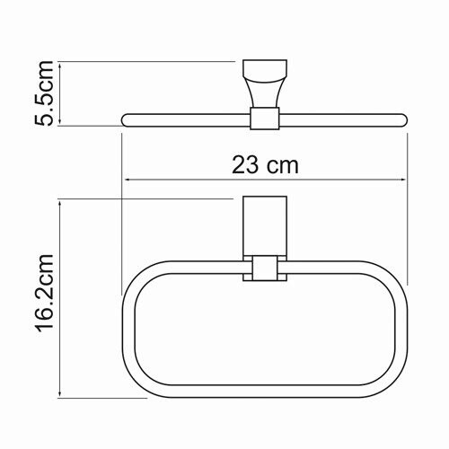 K-5060 Leine Держатель полотенец WasserKRAFT Leine K-5000  - Вид №2