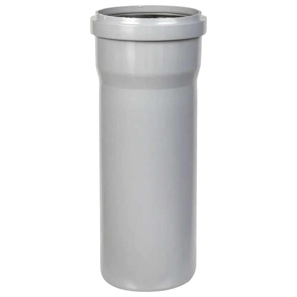 ПОЛИТЭК Канализационная труба Ø110 мм с резиновой манжетой для герметичных соединений 11010546 STLM-0001036 - Вид №1