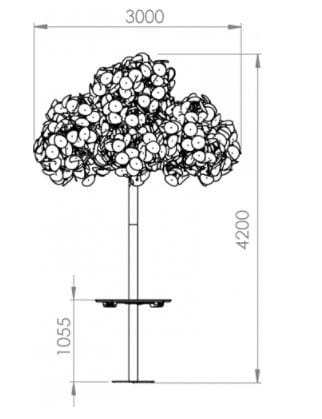 Металлический торшер Green Furniture Concept бесшовные ARCH-00152952 - Вид №7