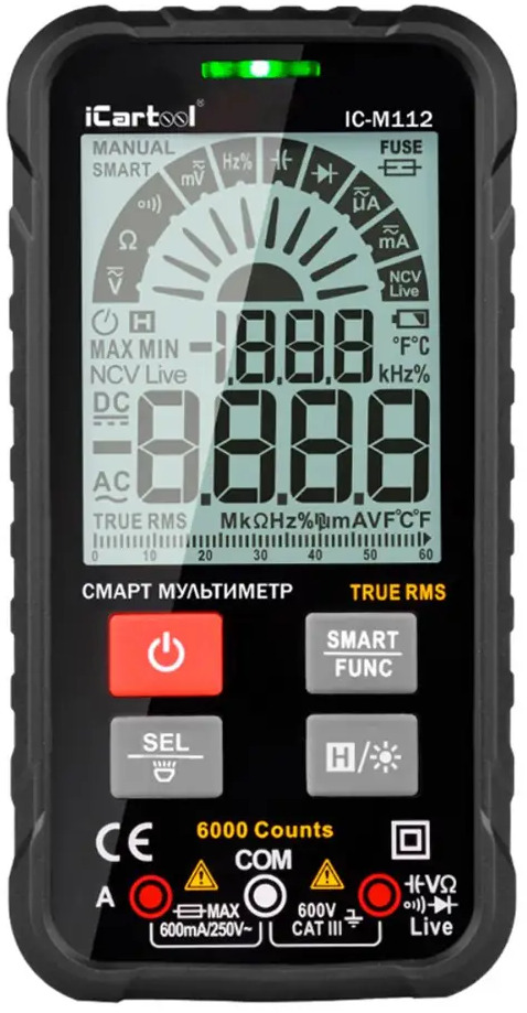 91038089 Мультиметр Icartool IC-M112 STLM-0846773