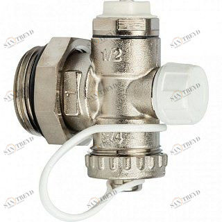 Регулируемый концевой фитинг с дренажным вентилем, ручной воздухоотводчик 1" STOUT SMS1000020001