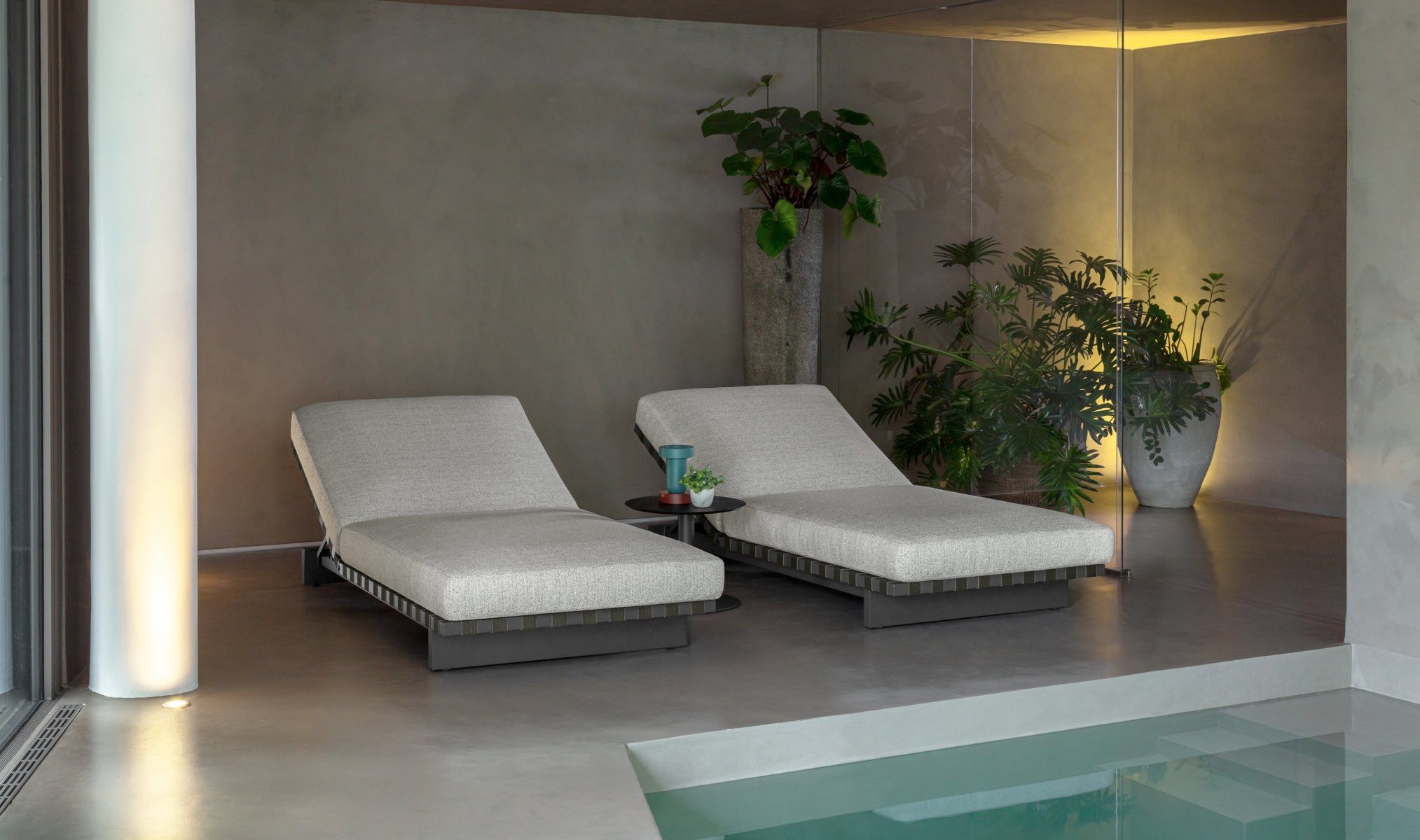 Садовая кровать с откидной спинкой из ткани Talenti Argo-alu ARCH-00097478 - Вид №2