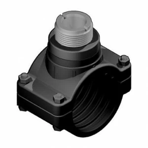 SANIT 670539 Касание зажим, изометрическая, d 63 - d 225, и ПВХ-U, PVC-C