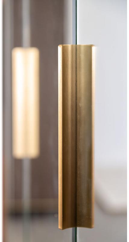 2715 Шкаф одностворчатый с зеркалами Модерн Дуб Гладстоун R-HOME 40092733h_Гладстоун - Вид №3