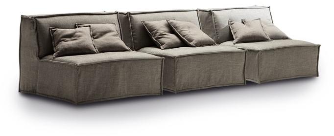 Milano Bedding Мягкий пуф со съемным чехлом из ткани Tommy sun-id-1485605 - Вид №3