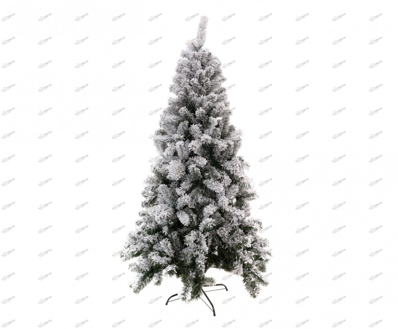 Елка искусственная заснеженная 210см TO4ROOMS ИСКУССТВЕННЫЕ ЕЛИ 212918 Зеленый 