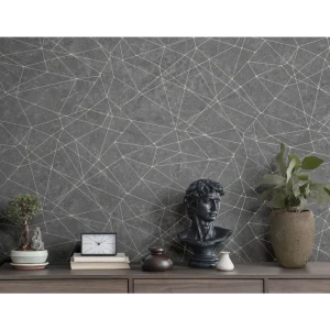 Обои флизелиновые Victoria Stenova Реформа графитовые 1.06 м VS587389