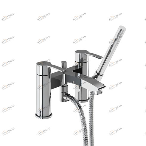 Смеситель для ванны с ручным душем, набортный [CTA16] Britton Burlington CTA16 