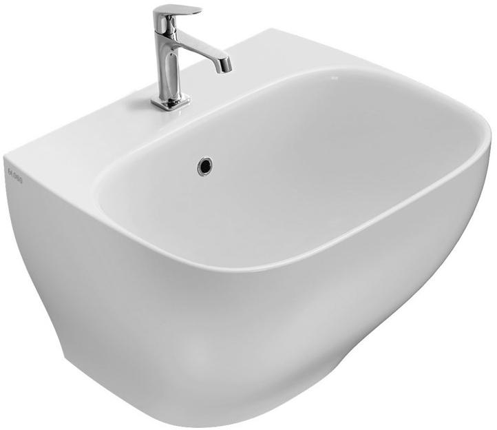 Ge046/47/60/61/70 bi Подвесная раковина настенная овальная Ceramica Globo Genesis белая - Вид №2