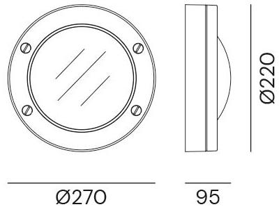 Il Fanale Настенный светильник из латуни Marina 247.61.oo - Вид №1