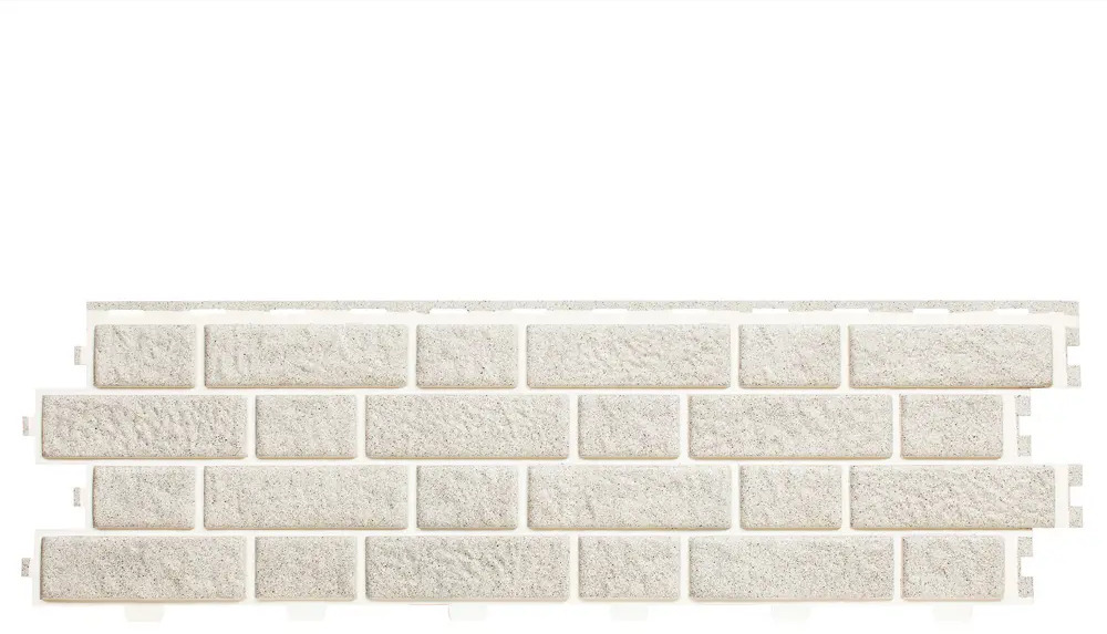91055443 Сайдинг Tecos Brickwork серый 0.33м² STLM-0460290