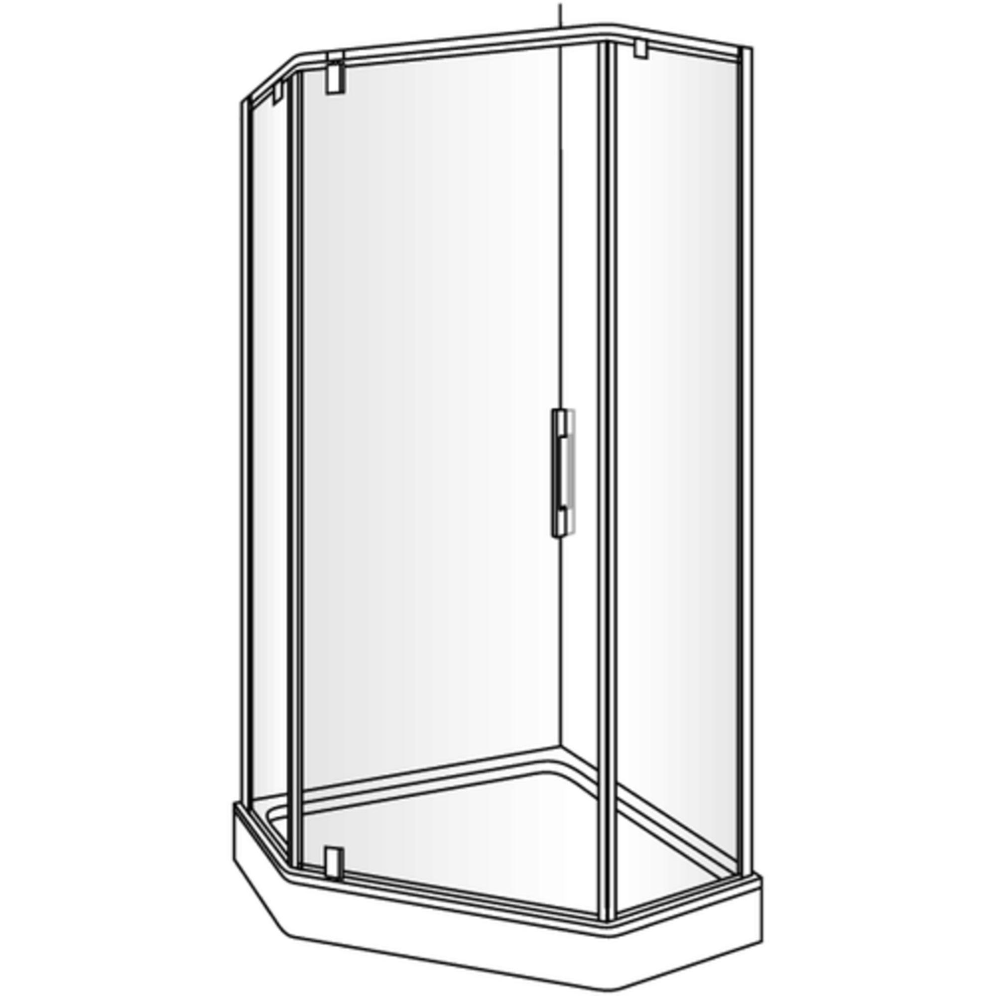 296.500001 Carat Collection душевая кабина Duscholux 45666 - Вид №2