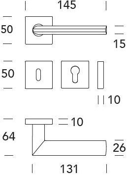 Reguitti Ручка Замак на розе Ixia Aj40mrq8635 - Вид №1