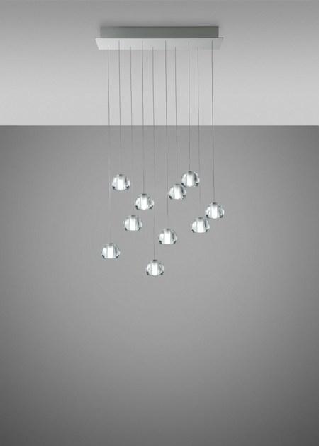 Fabbian Подвесной светильник с кристаллами прямого света Multispot sun-id-1358430 - Вид №2