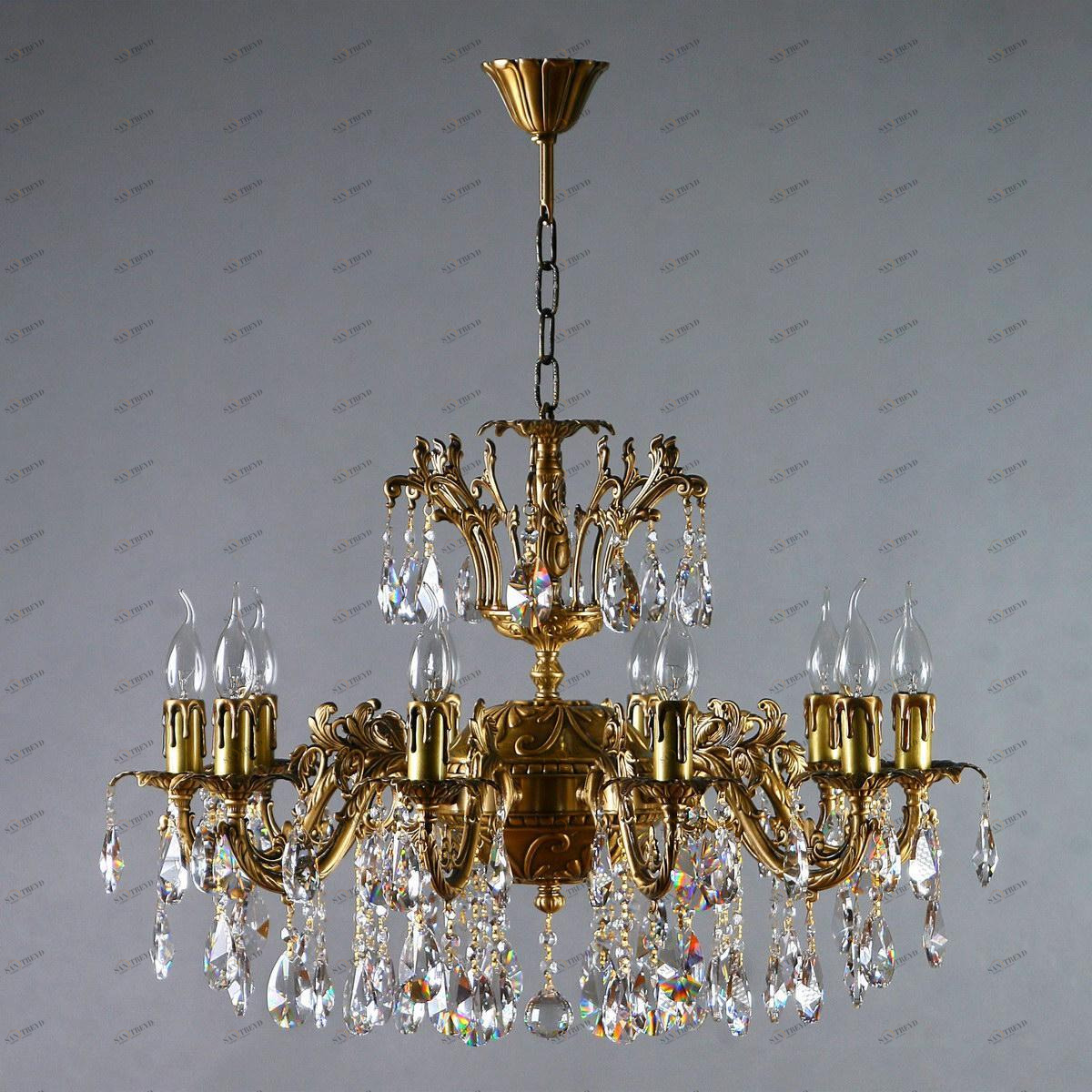 Подвесная люстра Ambiente Granada 2118/10 AB Tear drop бронза AMBIENTE ДИЗАЙНЕРСКИЕ, GRANADA 188217 Бронза 