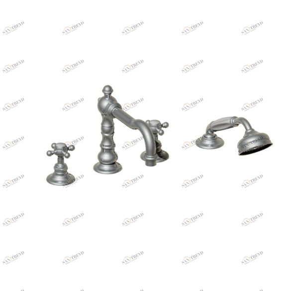 01.464 Смеситель для ванны и душа на 4 отверстия HORUS Range Julia Victoria 