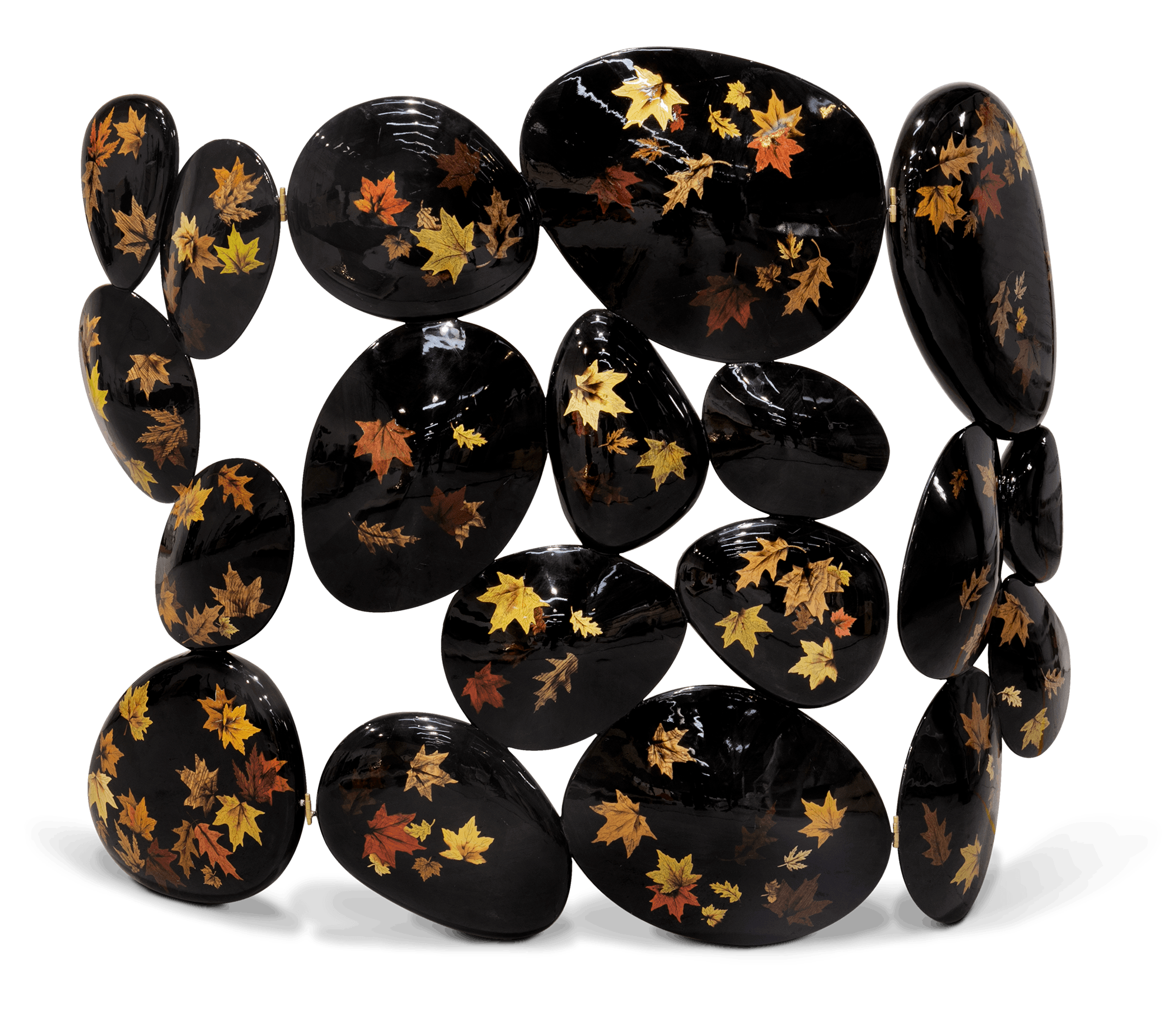 0-095 Складная ширма с золотой маркетри Boca Do Lobo 