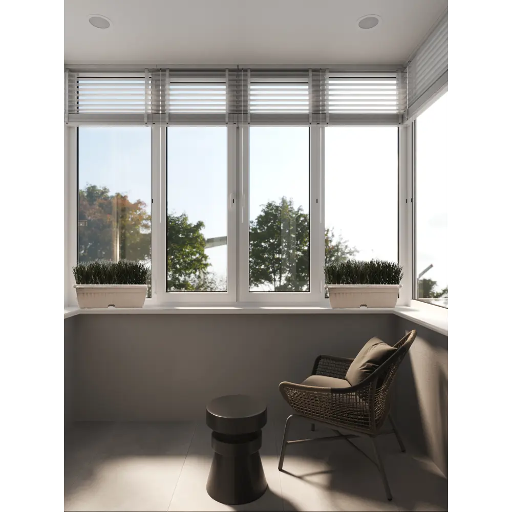 Балконный ящик 19x16x40 см v12.2 л пластик мокко Santreyd STLM-2197197 - Вид №3