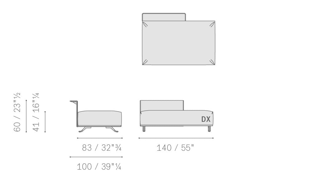 Ткань съемный садовый диван Poltrona Frau Boundless Living Outdoor Collections ARCH-00134649 - Вид №22