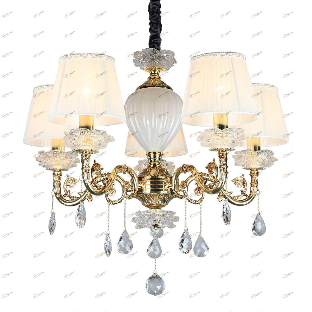 Подвесная люстра Omnilux Mancino OML-55203-05 OMNILUX ДИЗАЙНЕРСКИЕ, MANCINO 187271 Белый 