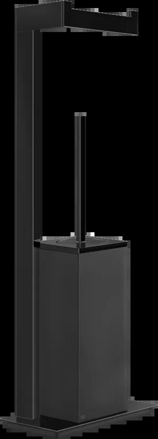 Держатель щетки-держатель рулона бумаги 20934 706 Gessi Inverso ЧЕРНЫЙ МЕТАЛЛ PVD