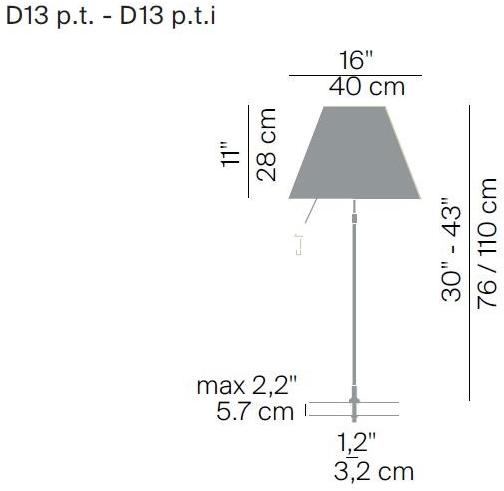 LUCEPLAN Светодиодная настольная лампа из поликарбоната Costanza sun-id-1447027 - Вид №4