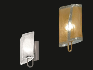 Стеклянный светодиодный настенный светильник