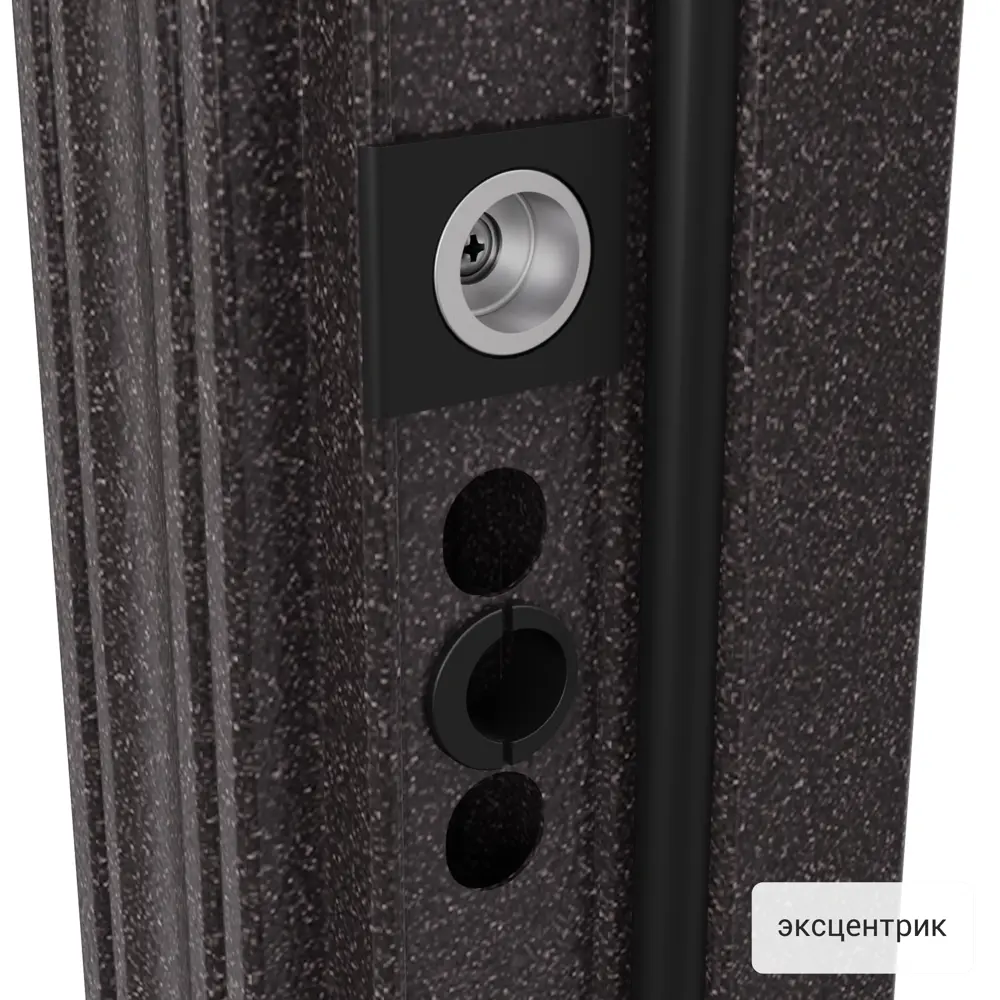 Дверь входная металлическая Денвер 950x2050 мм левая. цвет коричневый TOREX STLM-2200070 - Вид №5