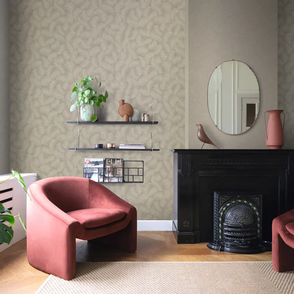 Обои флизелиновые Wall Up Duna серые 1.06 м 645187 STLM-2211043 - Вид №4