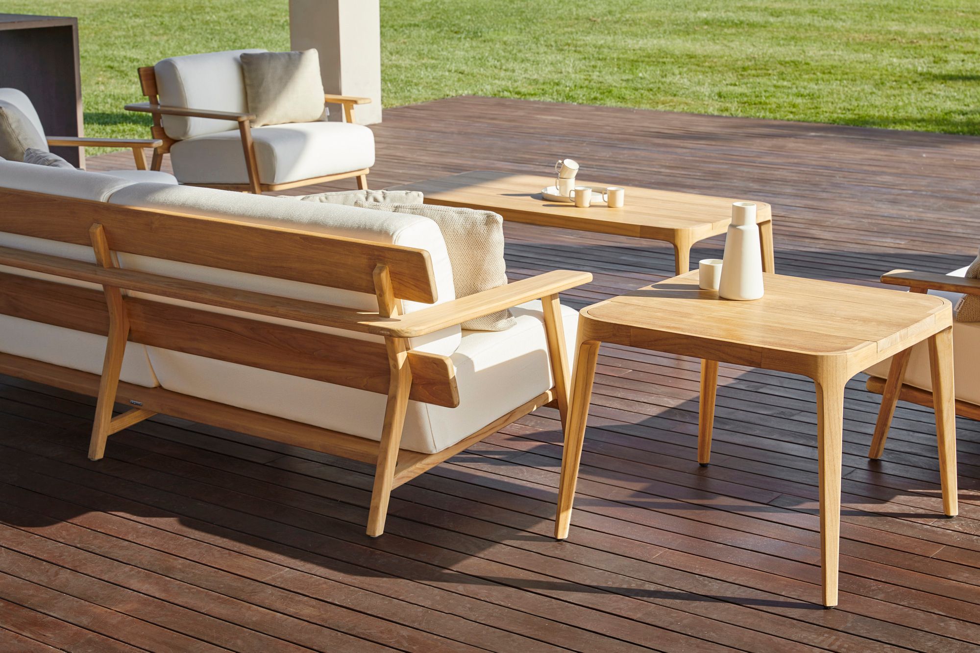 3-местный тканевый садовый диван POINT Paralel ARCH-00043884 - Вид №2