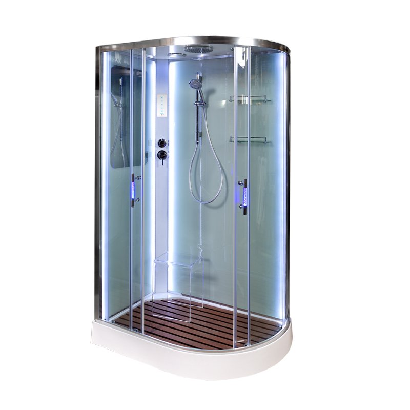 L 801 с гидромассажем BLACK Душевая кабина DETO Серия L А102 L LED - Вид №4