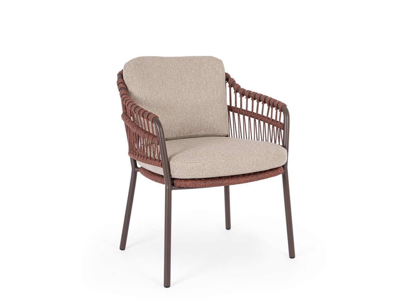 Веревочный садовый стул со встроенной подушкой BIZZOTTO Talaia ARCH-00090706