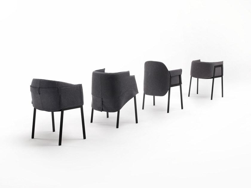 Living Divani Стул с обивкой и подлокотниками sun-id-1418676 - Вид №3