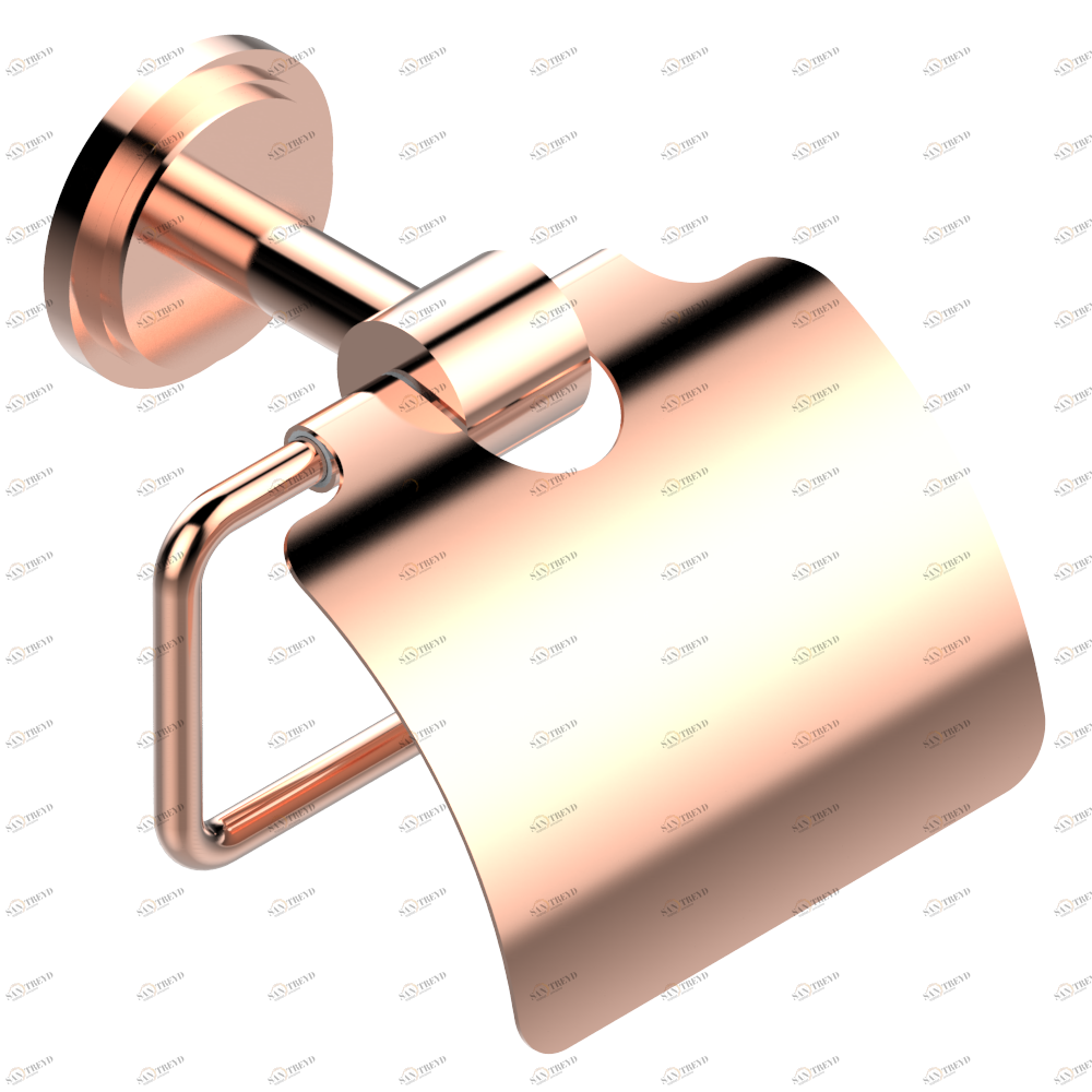 G2P-538AC Бумагодержатель с крышкой настенный Thg-paris Froufrou с рукоятками Розовое золото G2P-538AC CAT.F