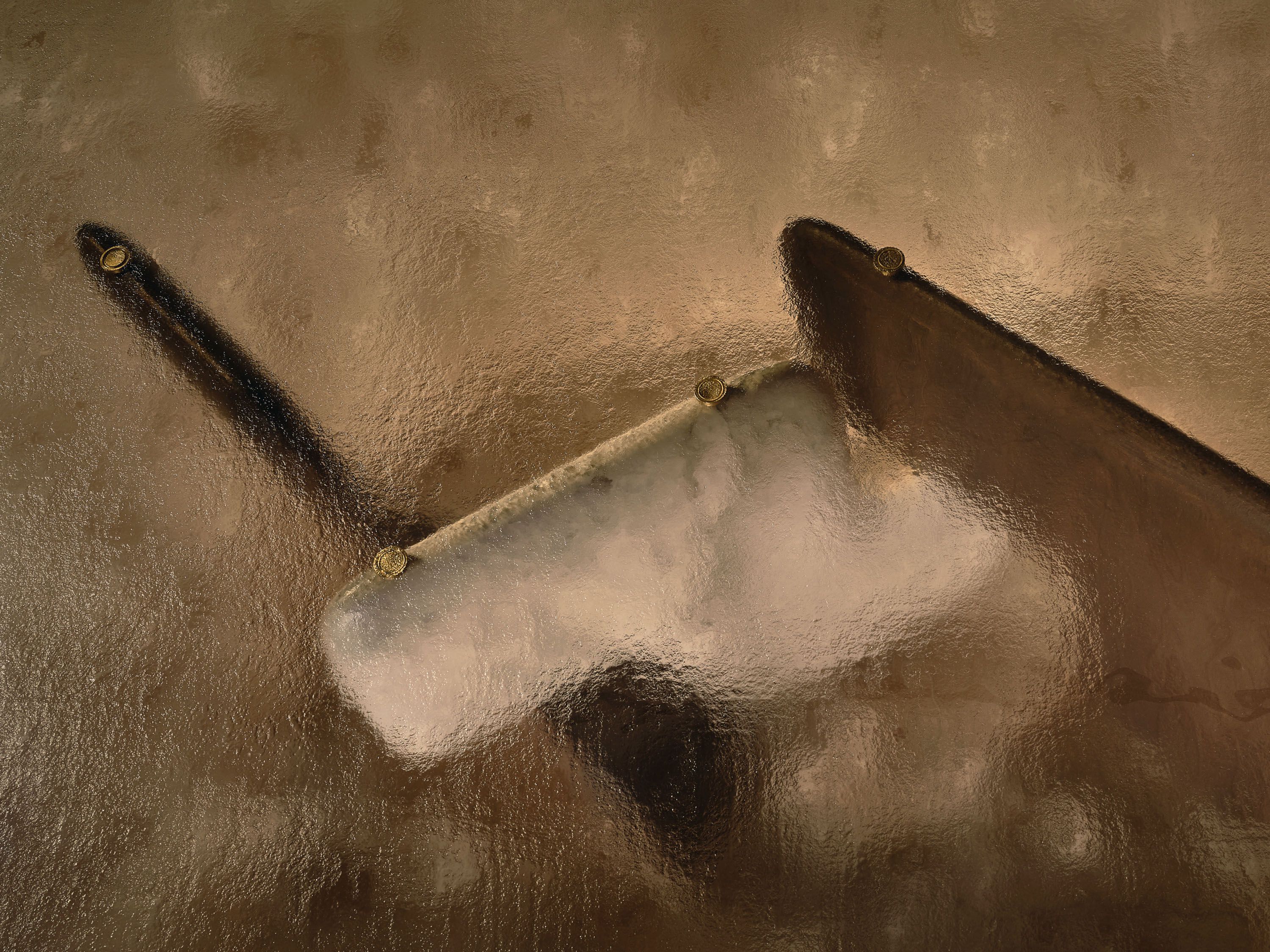 Деревянный и мраморный обеденный стол Naturedesign Главная ARCH-00110080 - Вид №4