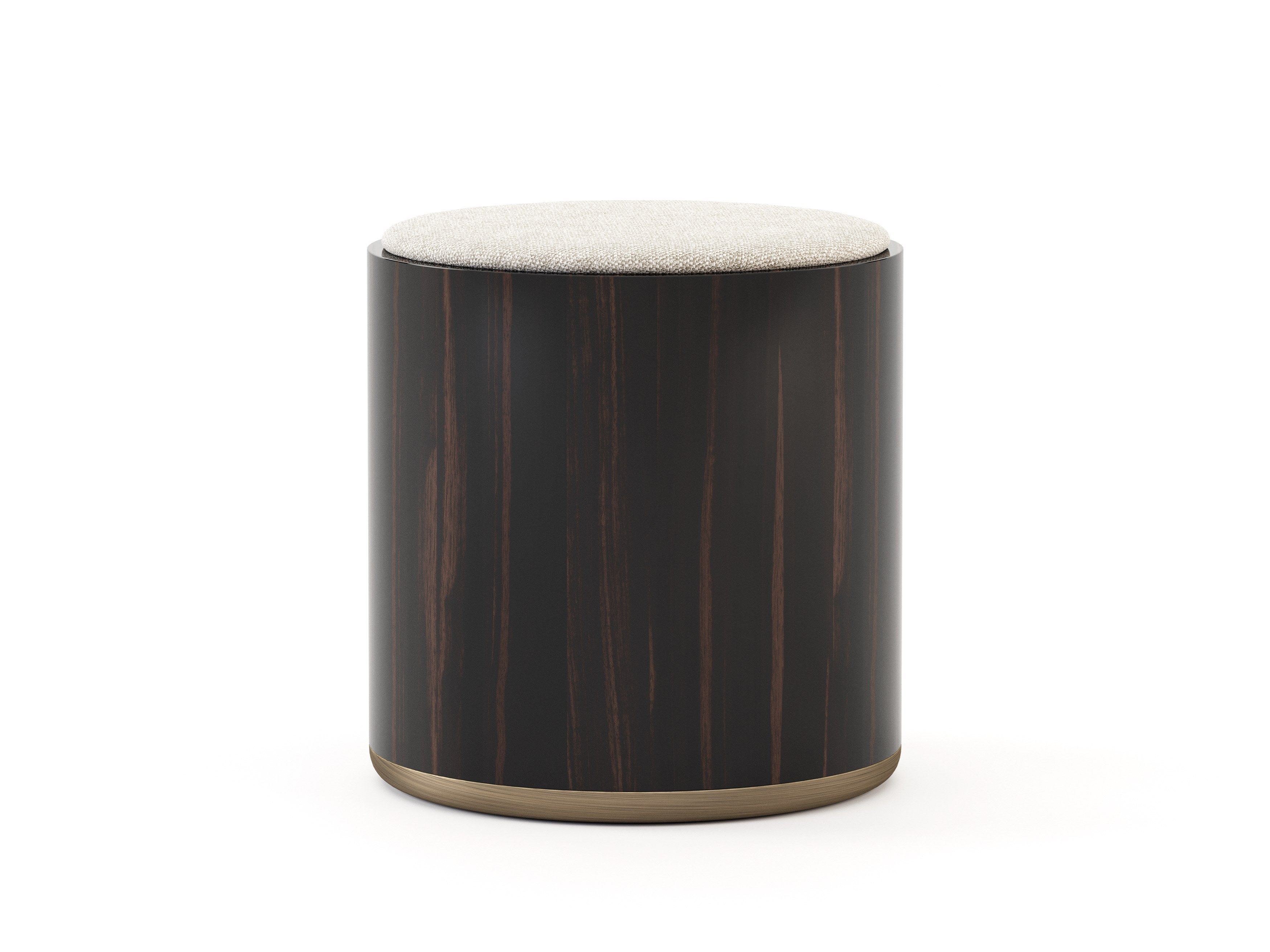 Круглый пуф из шпона Stylish Club His &amp ARCH-00044604 - Вид №11