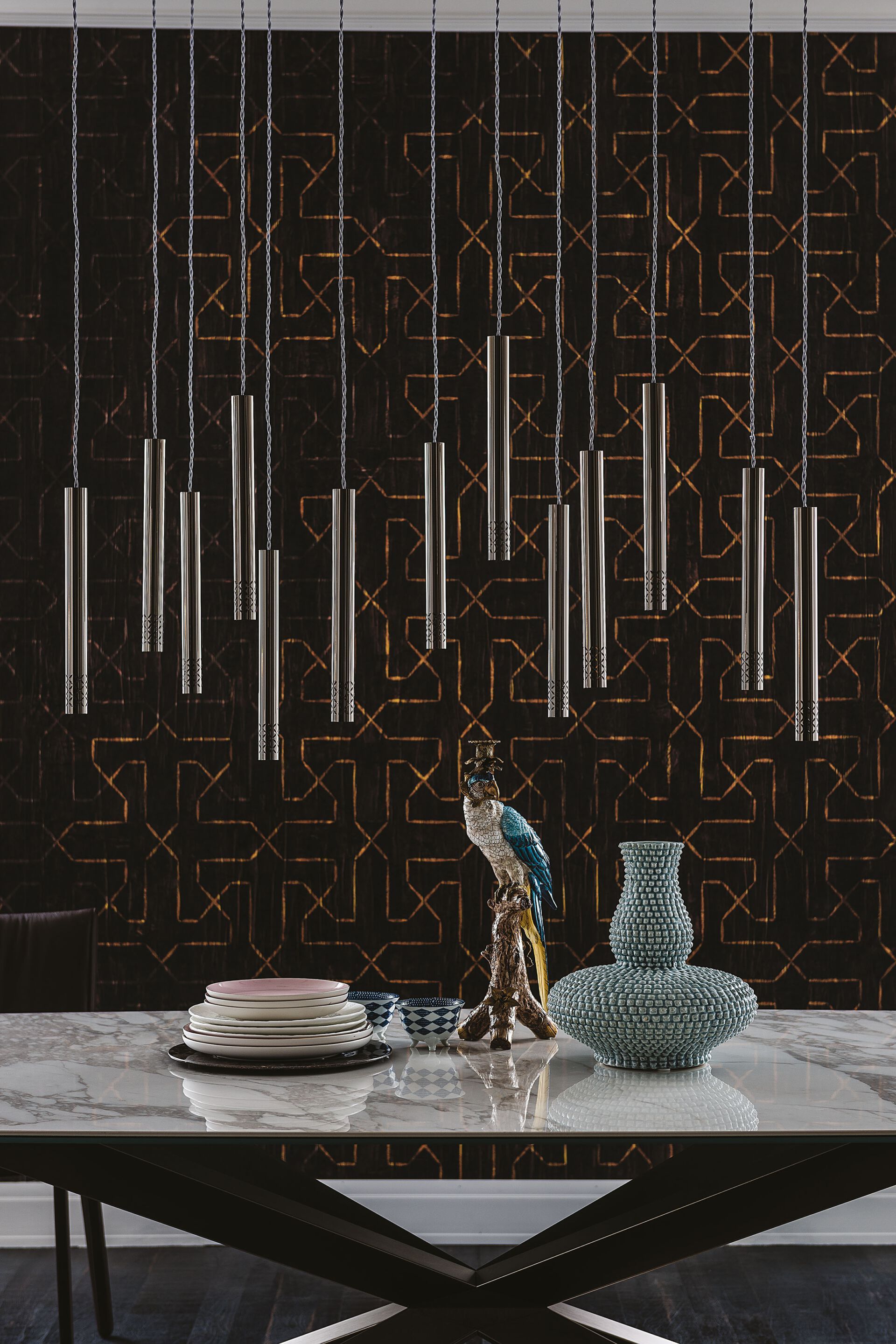 Стальной подвесной светильник Cattelan italia STILO ARCH-00072030 - Вид №2