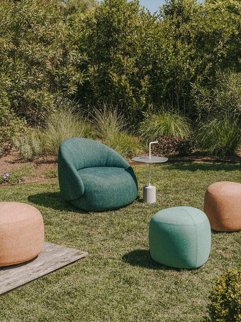 Тканевое мягкое садовое кресло Lapalma KIPU OUTDOOR ARCH-00035625 - Вид №5