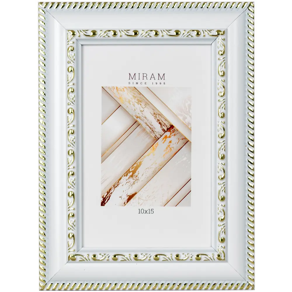 Рамка Мирам 10×15 см белая для фото без паспарту 89422787 STLM-1563270