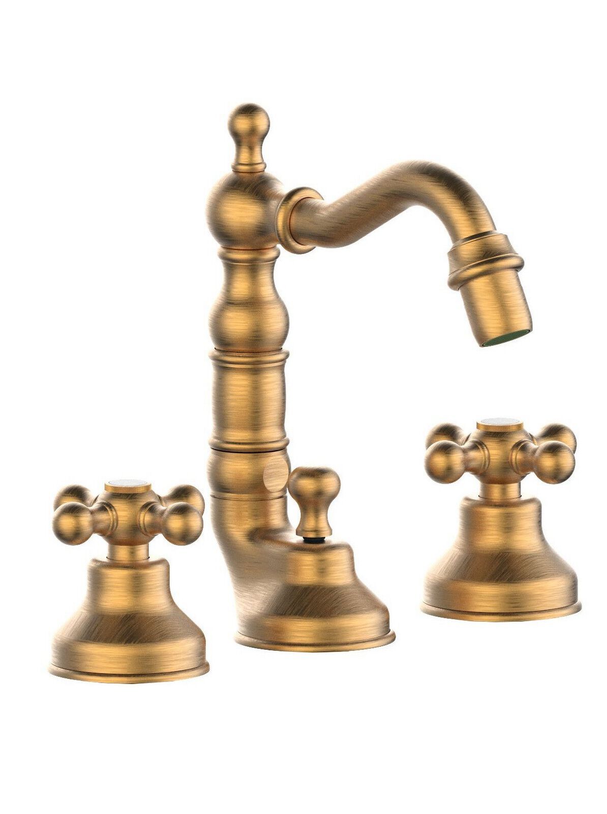 Смеситель для биде с 3 отверстиями для пола с поворотным горлышком Rubinetterie Frattini Dedra ARCH-00098081 - Вид №2