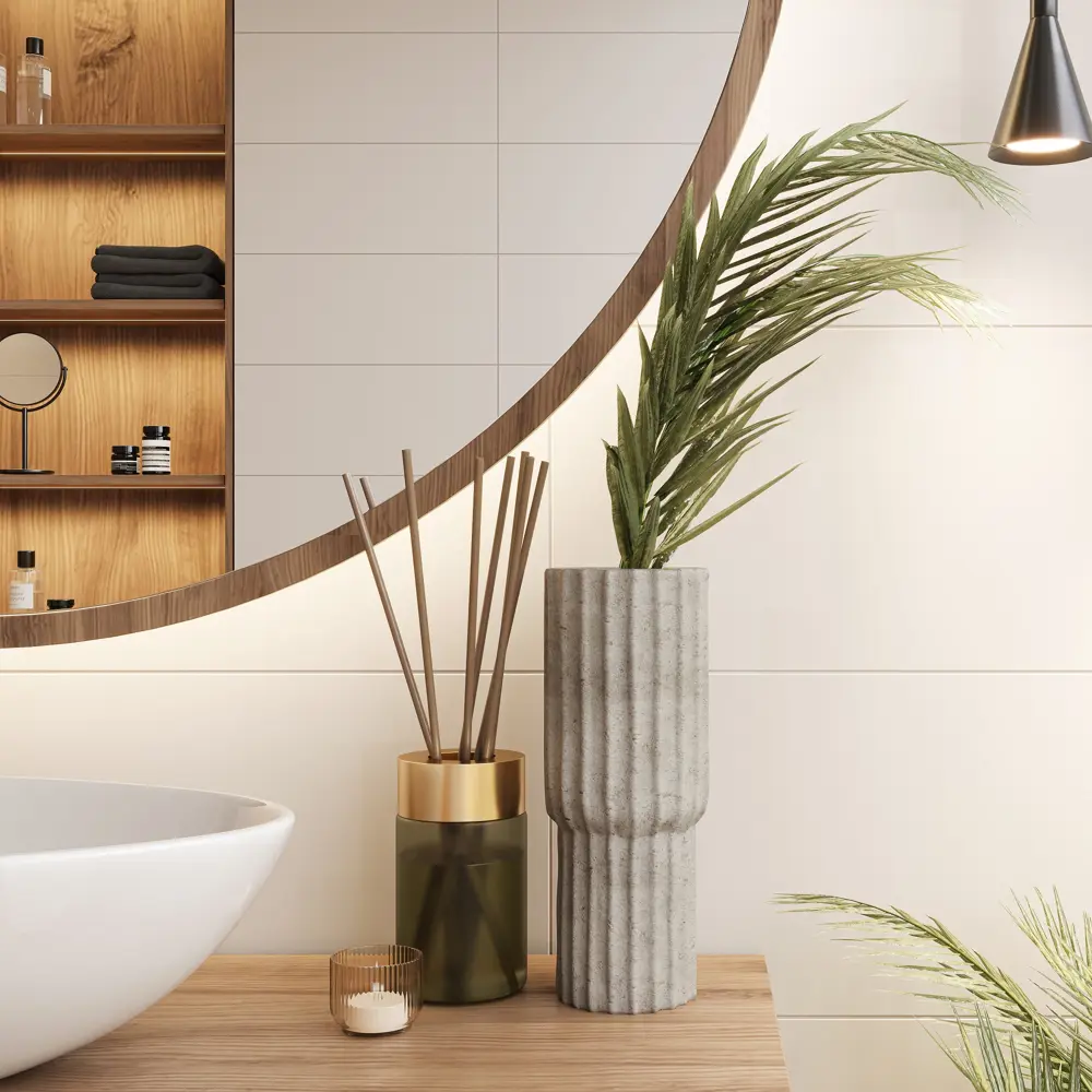 Плитка настенная Gracia Ceramica Monocolor 01 25x60 см 1.2 м² матовая цвет белый однотонный STLM-2130090