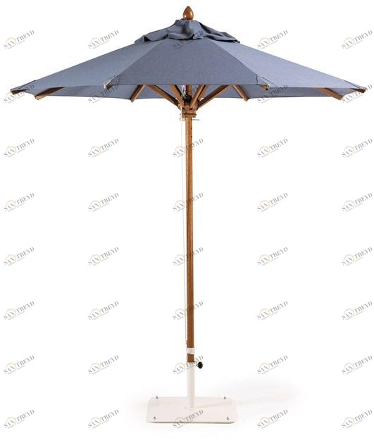 Ethimo Круглый зонт из акриловой ткани Classic Omrosb